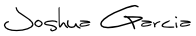 Joshua Garcia signature